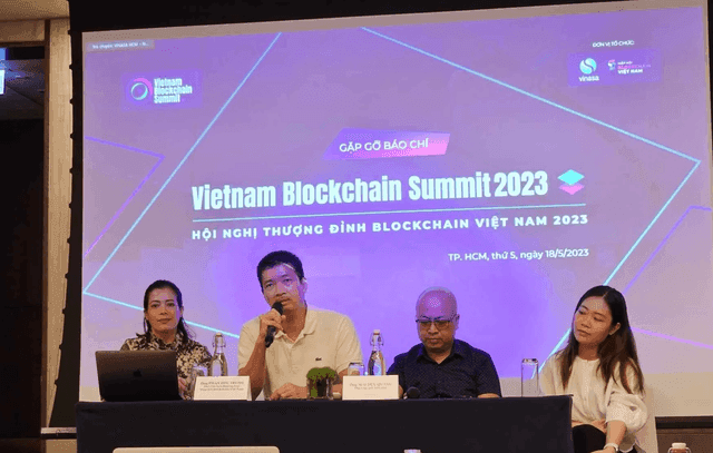 Press Conference Vietnam Blockchain Summit 2023